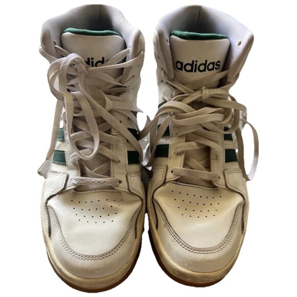 Adidas Neo Entrap Mid 'White Collegiate Green' II Shoes Men's Size 12 EG4308 - Picture 1 of 15